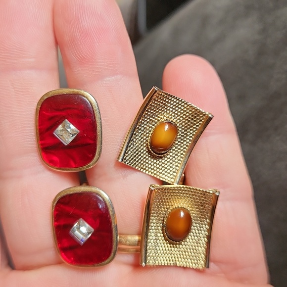 2 sets Vintage Cuff Links in GUC - Picture 5 of 6